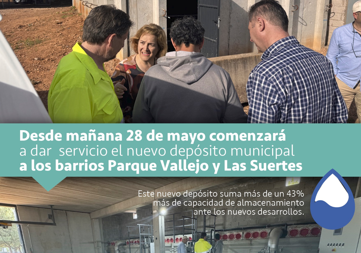 Entrada en funcionamiento del nuevo depósito municipal.