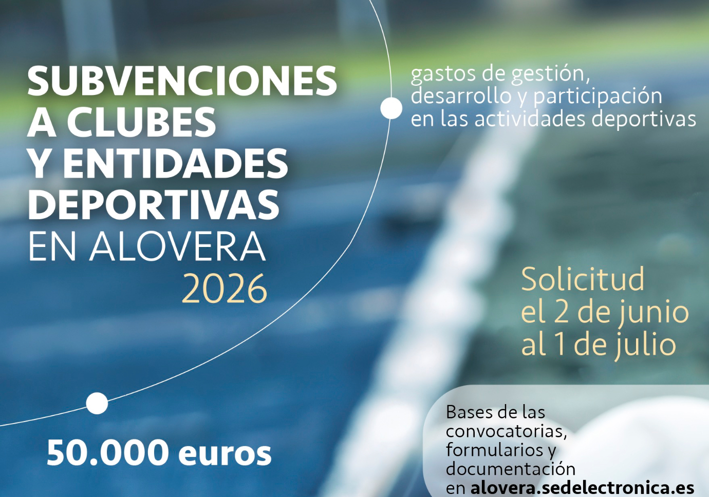 Abierto el plazo de subvenciones a entidades y clubes