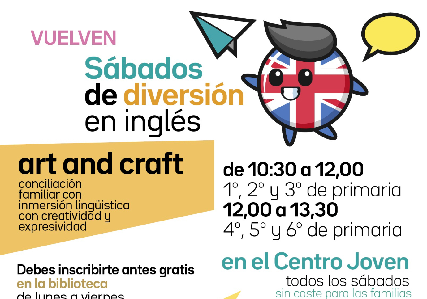 Vuelven los sábados en diversión en ingles.