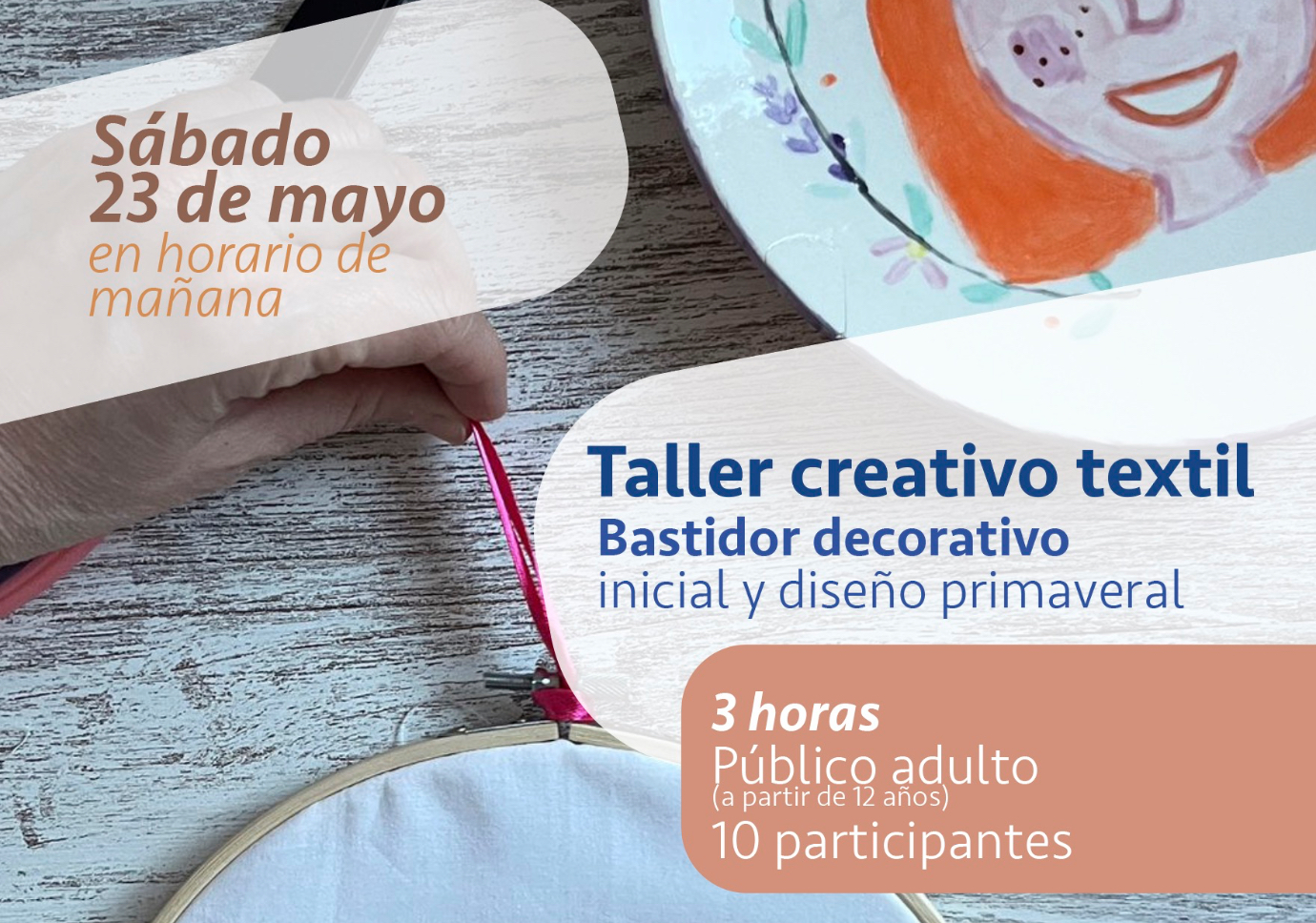 Abiertas inscripciones taller creativo textil